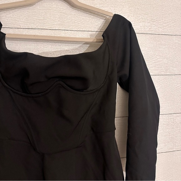 Mistress Rocks 'HONEY' Black Bardot Corset Dress - Picture 6 of 13